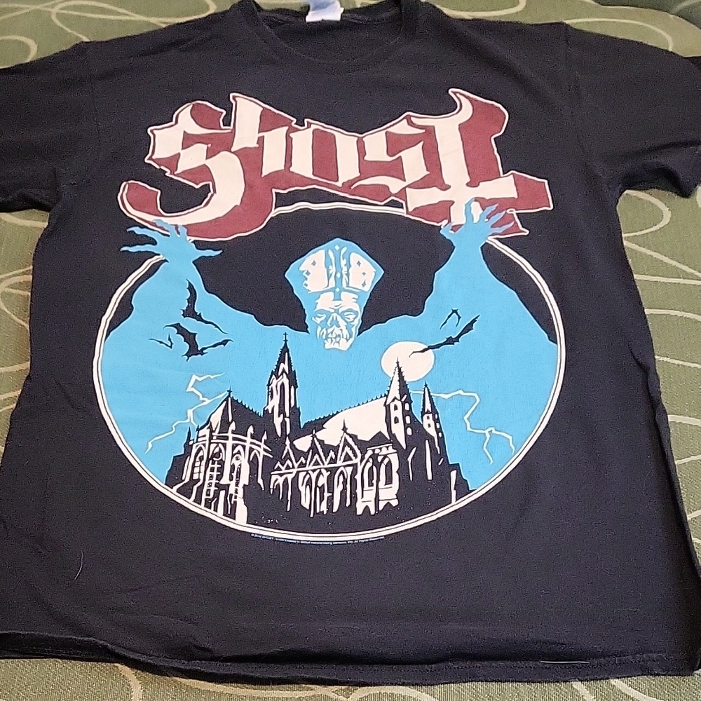 Ghost Band Tee With Opus Album Cover